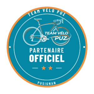 Badge Team Vélo Puz Partenaire Officiel, deux étoiles